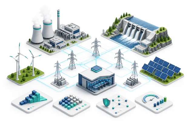 Generic banner for Power Generation, Operation & Control