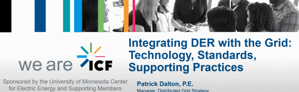 Generic banner for Integrating DER with the Grid: Technology, Standards, Supporting Practices